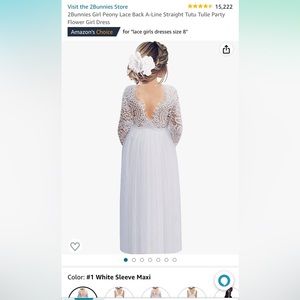 Lace flower girl dress 4T